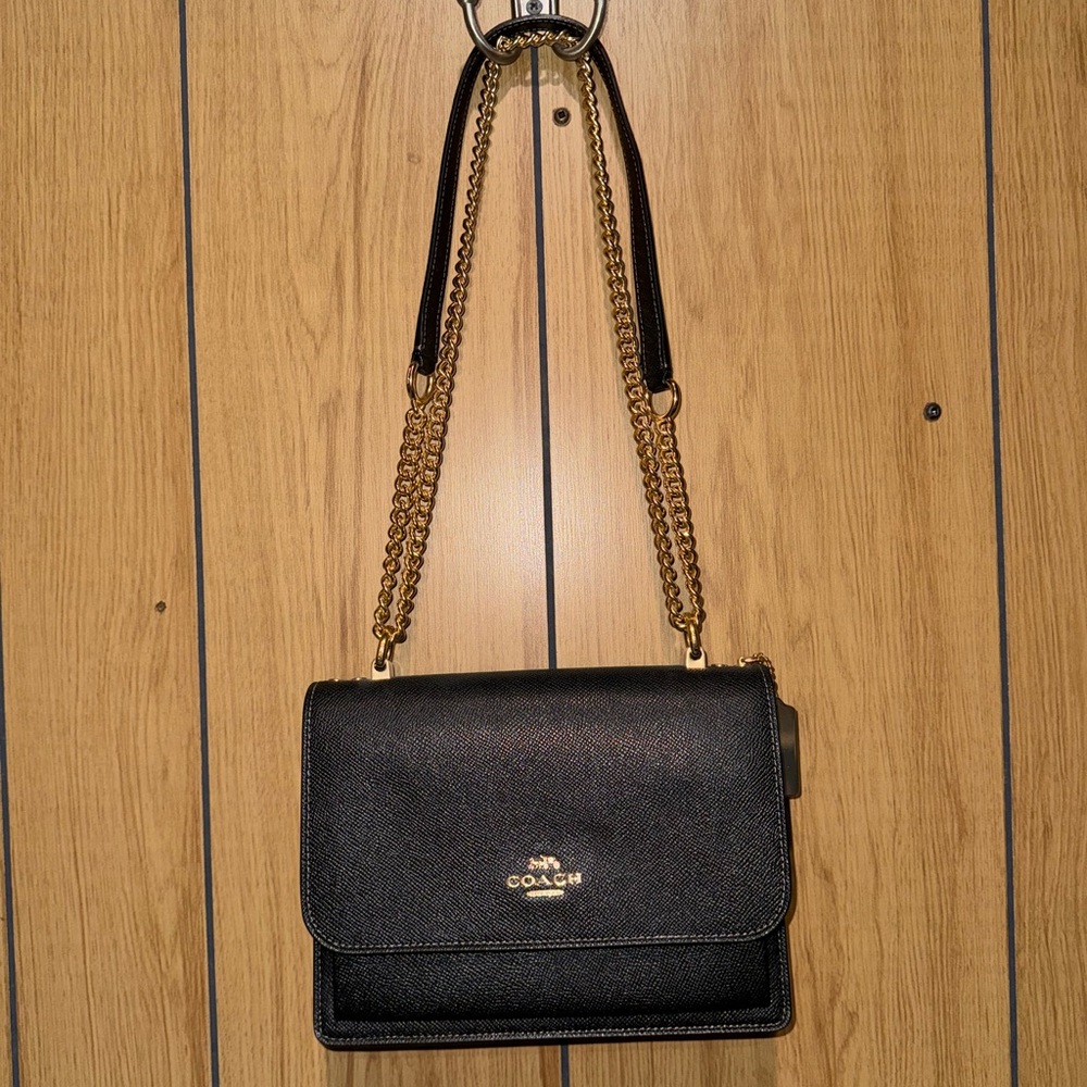 Coach Klare Crossbody in Black Crossgrain Leather
